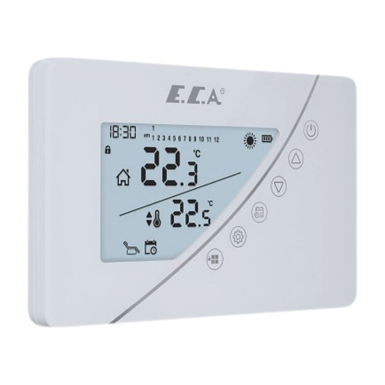 Eca Poly Touch 400 W Kablosuz Programlanabilir Dijital Oda Termostatı-7006903005
