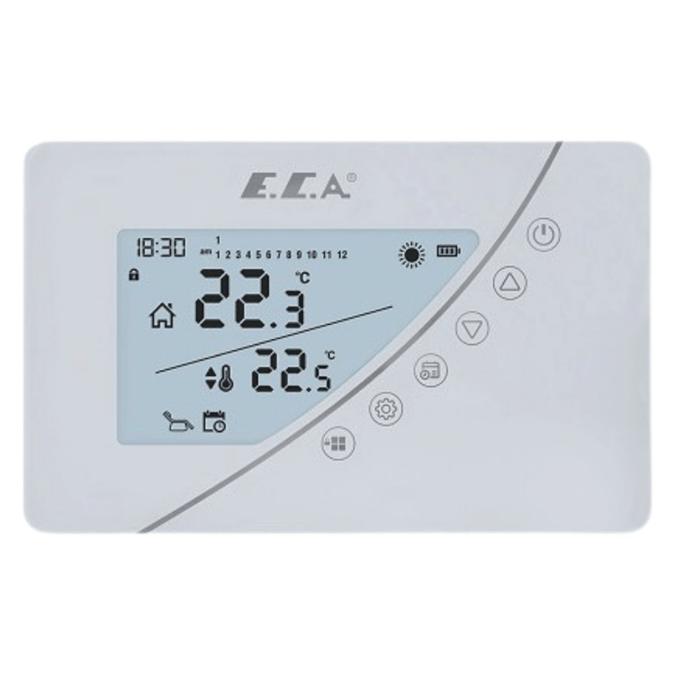 Eca Poly Touch 400 W Kablosuz Programlanabilir Dijital Oda Termostatı-7006903005