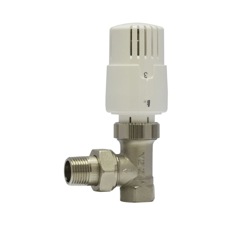 Radyatör Vanaları-Eca-Eca Termostatik Köşe Radyatör Vanası TRV4-ecatrv401