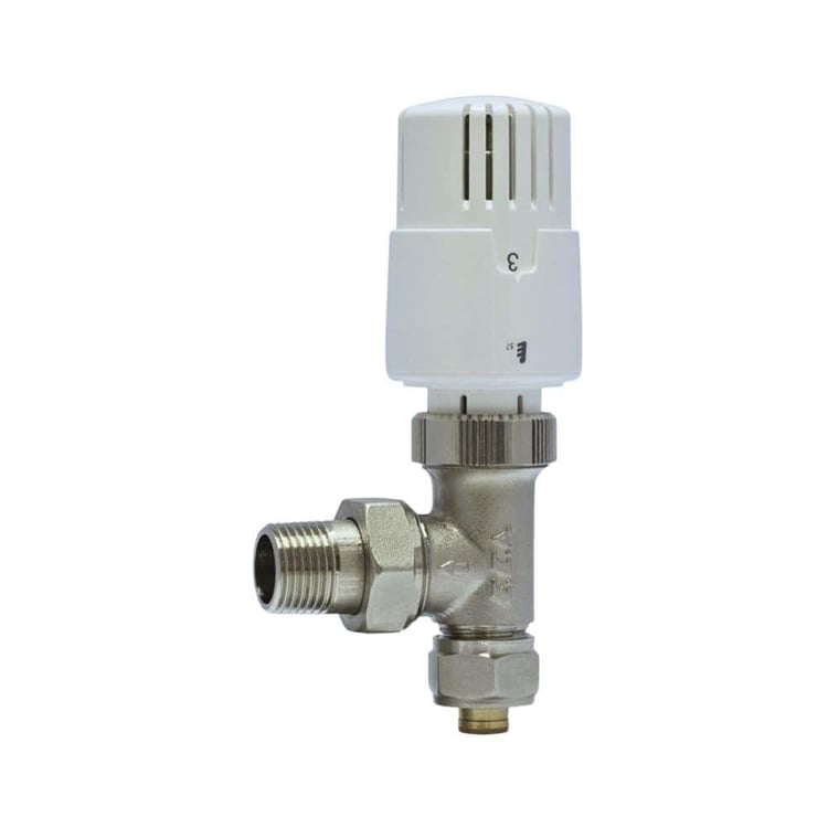 Radyatör Vanaları-Eca-Eca Termostatik Köşe Radyatör Vanası TRV4 Pex-ecatrv4pex