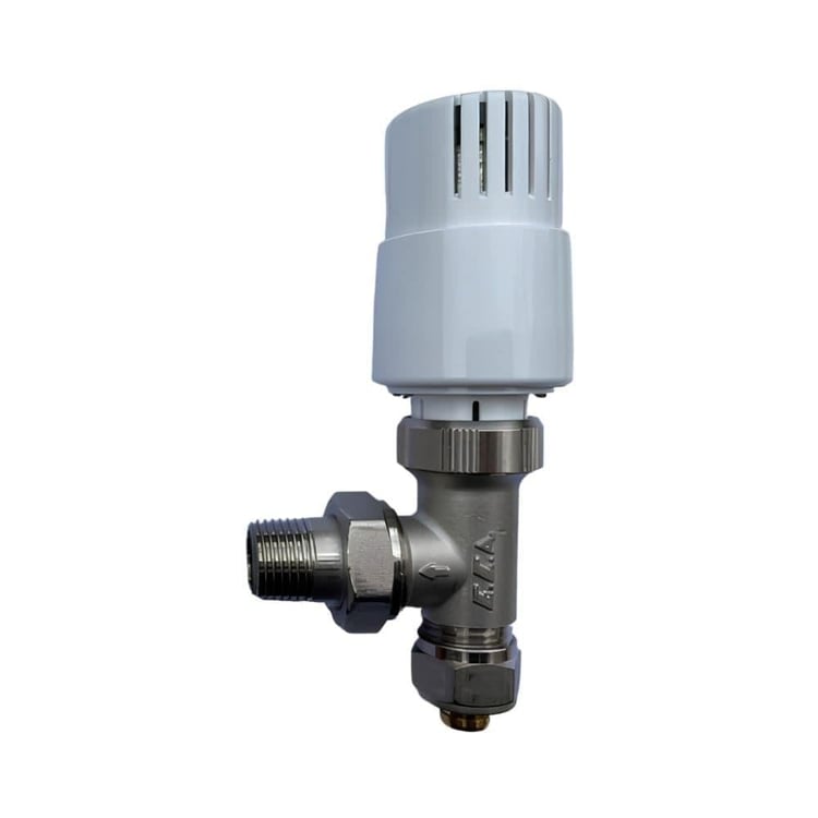 Radyatör Vanaları-Eca-Eca Termostatik Köşe Radyatör Vanası TRV4 Pex-ecatrv4pex