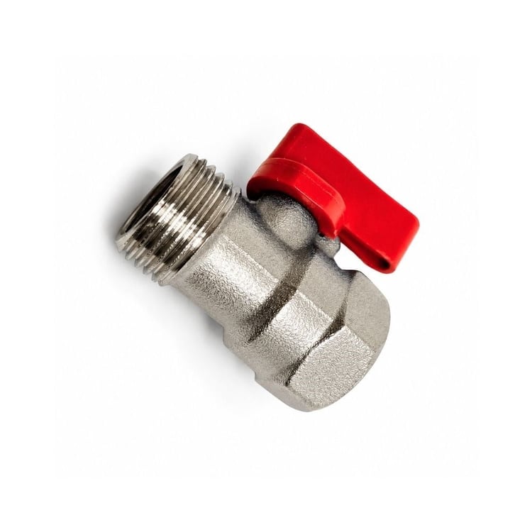 mkv-k-Ekonomik Mini Küresel Vana 1/2'' Kırmızı