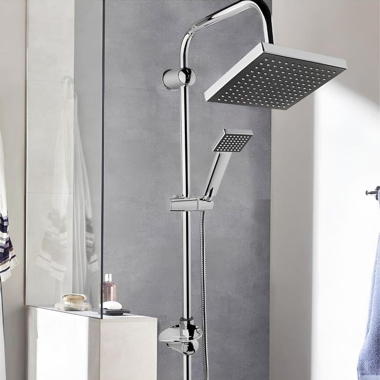 Banyo Aksesuarları-Diğer-ENG Siyah Robot Tepe Yağmurlamalı Duş Seti-dus-engrobot-05