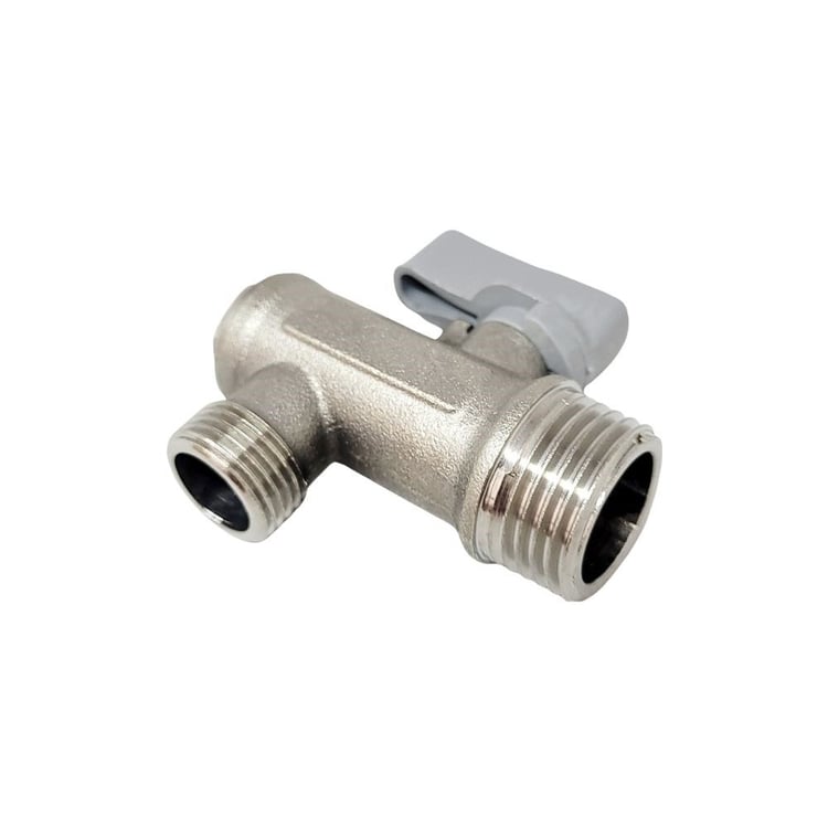 emin-tm-02-Filitreli Ara Musluk Gri Volanlı 1/2 x 3/8