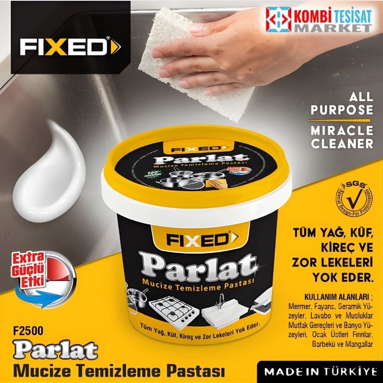 sgs-F2500-Fixed Parlat Temizleme Pastası (500 GR)