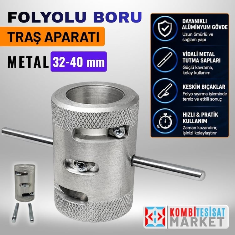 vira-tras12-Folyo Tıraş Aparatı Metal 32-40 mm