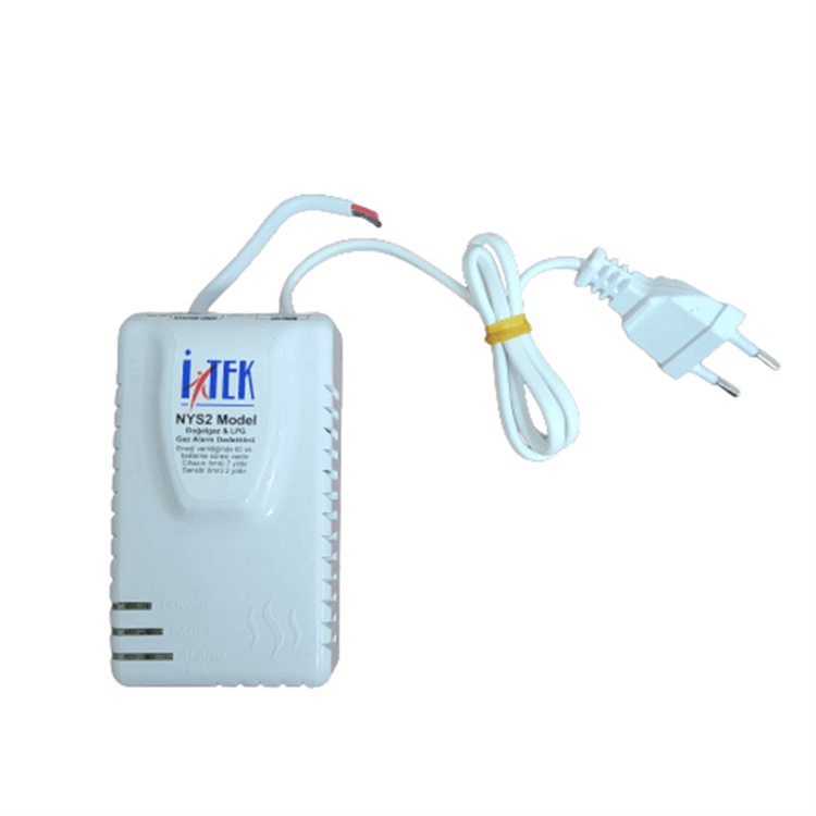 Gaz Alarm Cihazı - İtek Marka -  Doğalgaz / Lpg-GAZALARM01