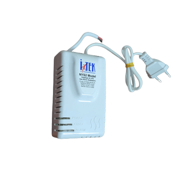 Gaz Alarm Cihazı - İtek Marka -  Doğalgaz / Lpg-GAZALARM01