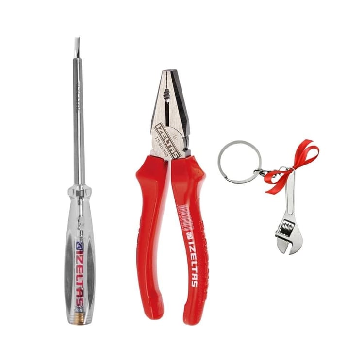 PENSE ve ANAHTARLAR-İzeltaş-İzeltaş Pense Kontrol Kalemi Set (2 Parça)-3020 00 1002-3020001002
