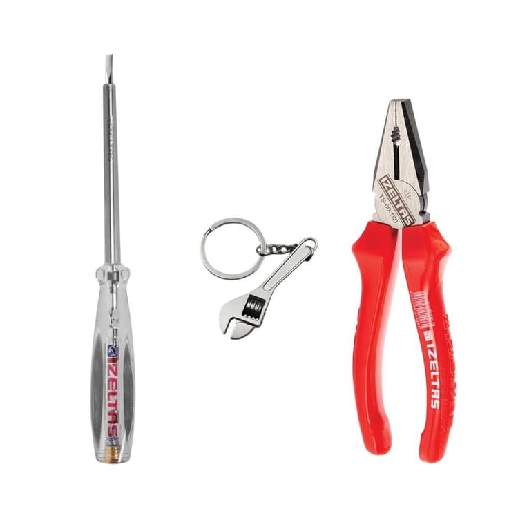 PENSE ve ANAHTARLAR-İzeltaş-İzeltaş Pense Kontrol Kalemi Set (2 Parça)-3020 00 1002-3020001002