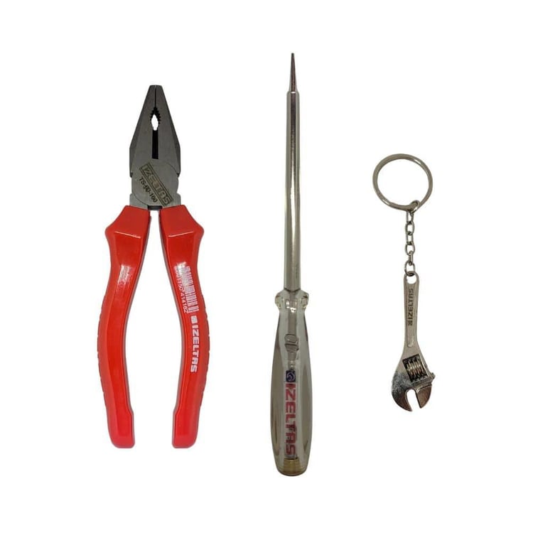 PENSE ve ANAHTARLAR-İzeltaş-İzeltaş Pense Kontrol Kalemi Set (2 Parça)-3020 00 1002-3020001002