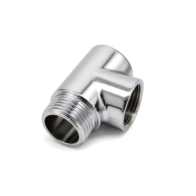 kalde-krom-t-01-Kalde Delikli Uzatma 1/2'' Krom Te