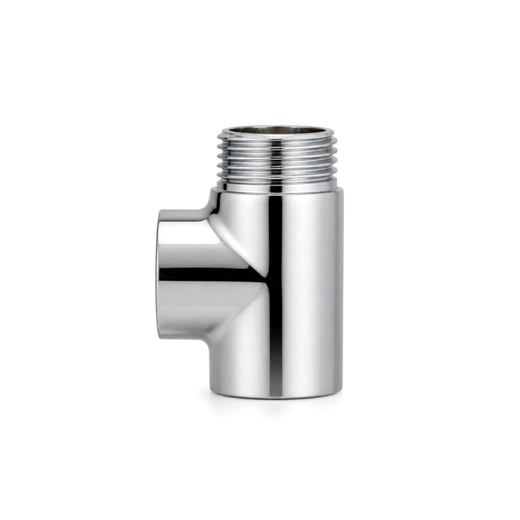 kalde-krom-t-01-Kalde Delikli Uzatma 1/2'' Krom Te