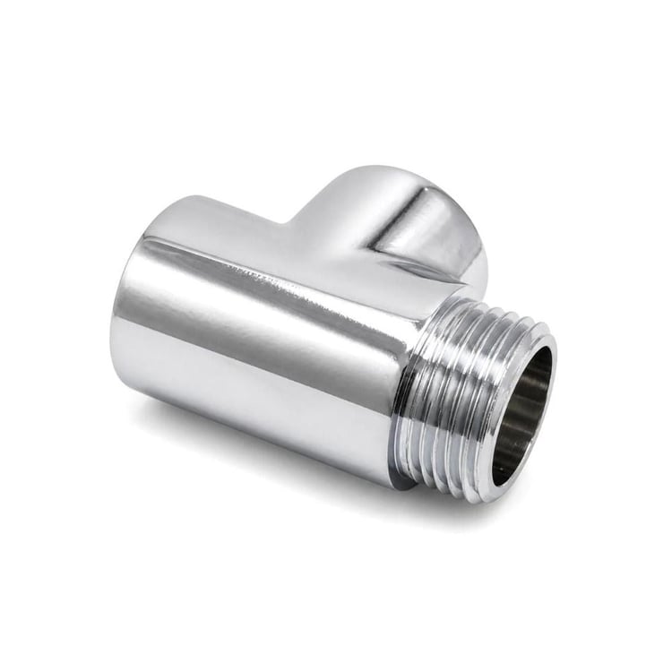 kalde-krom-t-01-Kalde Delikli Uzatma 1/2'' Krom Te