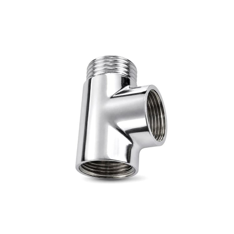 kalde-krom-t-01-Kalde Delikli Uzatma 1/2'' Krom Te