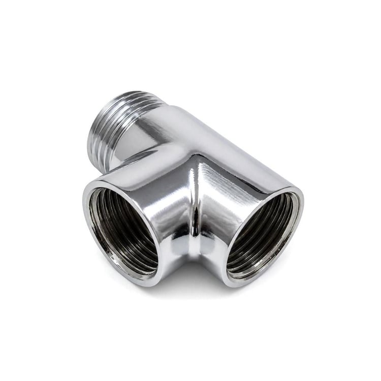 kalde-krom-t-01-Kalde Delikli Uzatma 1/2'' Krom Te