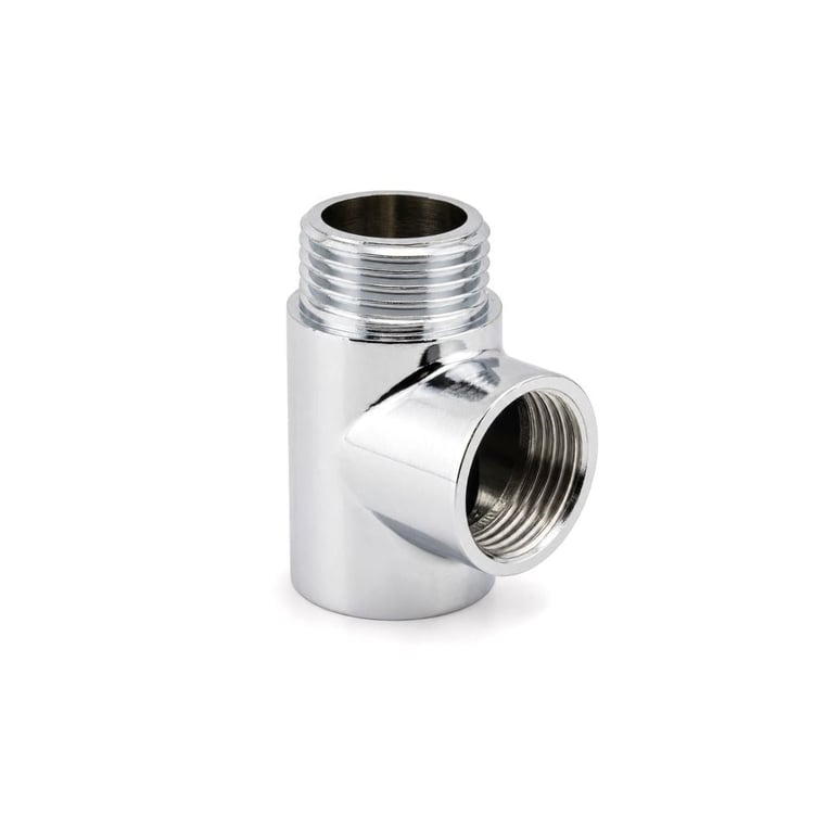 kalde-krom-t-01-Kalde Delikli Uzatma 1/2'' Krom Te