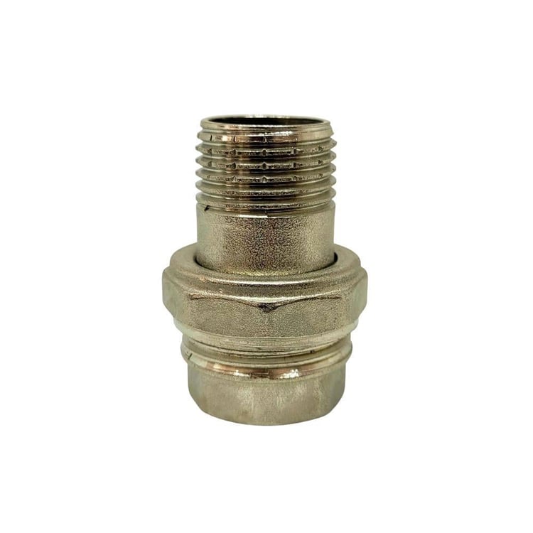 Metal Fittings-Kalde-Kalde Düz Krom Rakor 1/2”-ksarr15