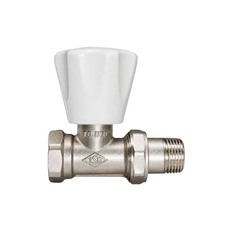 kalderv07-Kalde Düz Radyatör Vanası - 1/2'' - Ağır Tip