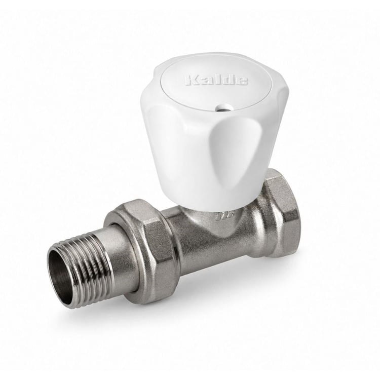 kalderv07-Kalde Düz Radyatör Vanası - 1/2'' - Ağır Tip