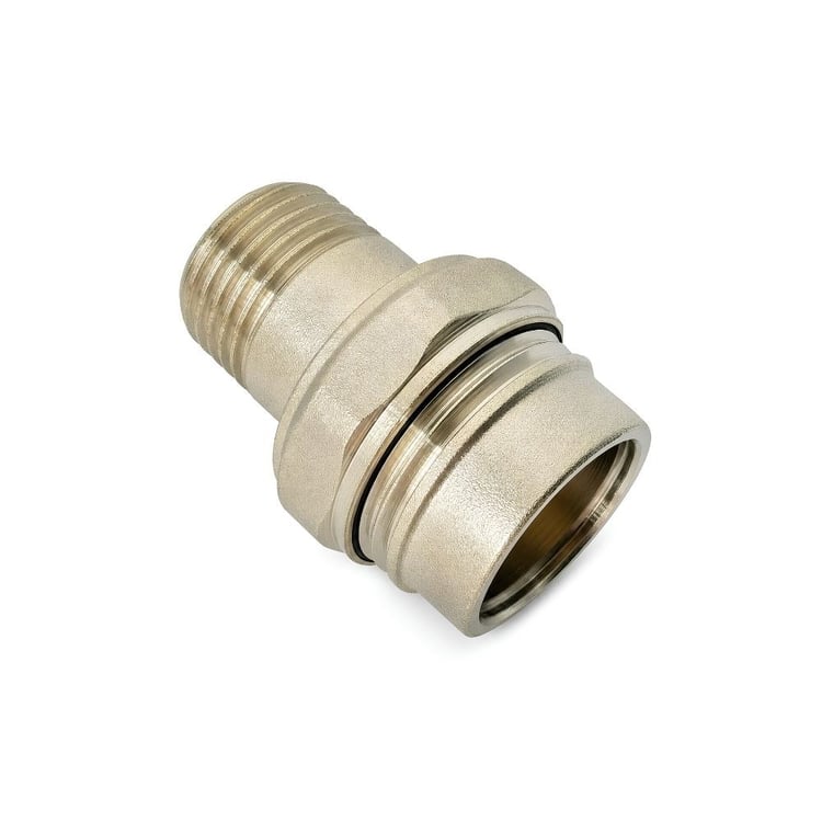 ksarr15-Kalde Düz Rakor Pirinç 1/2”