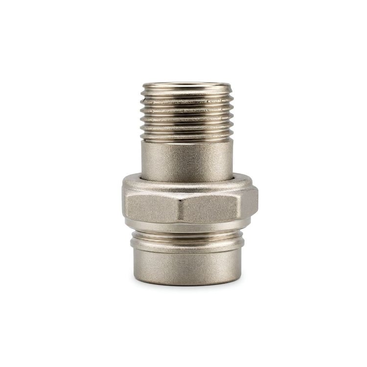 ksarr15-Kalde Düz Rakor Pirinç 1/2”