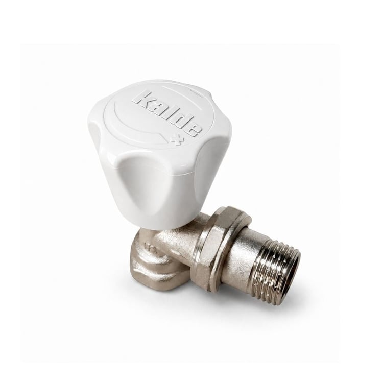 Kalderv-a01-Kalde Köşe Radyatör Vanası - 1/2'' - Ağır Tip