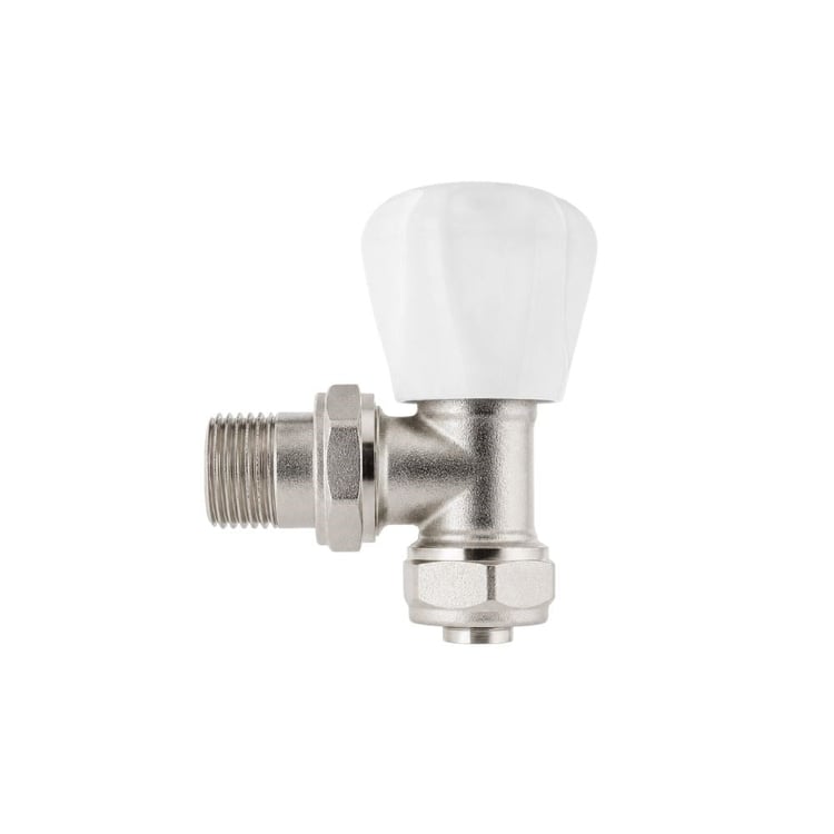 Kalderv06-Kalde Pex Radyatör Vanası - Köşe - 1/2'' - Hafif Tip - Eco
