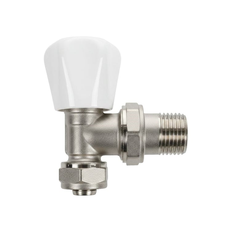 Kalderv06-Kalde Pex Radyatör Vanası - Köşe - 1/2'' - Hafif Tip - Eco