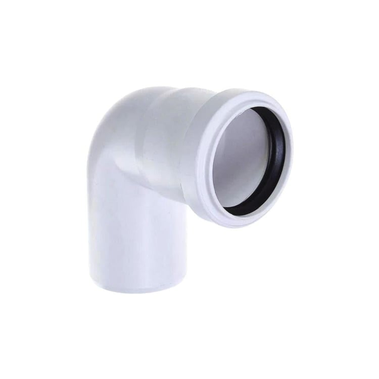 Pvc Atıksu Malzemeleri-Kalde-Kalde Pvc Kapalı Dirsek 50x87°-kpvc90d50