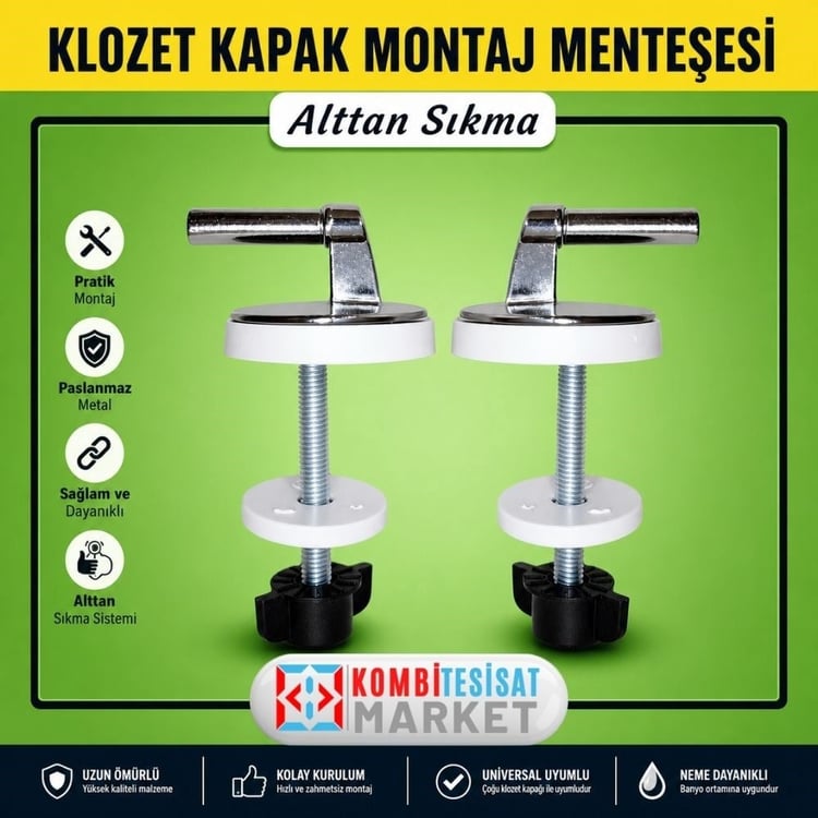 kapakmset12-Klozet Kapak Montaj Menteşesi Alttan Sıkma