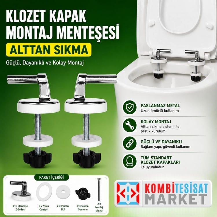 kapakmset12-Klozet Kapak Montaj Menteşesi Alttan Sıkma