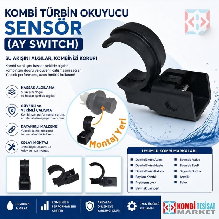 ksens01-Kombi Türbin Okuyucu Sensör-Ay Swich-Tip1