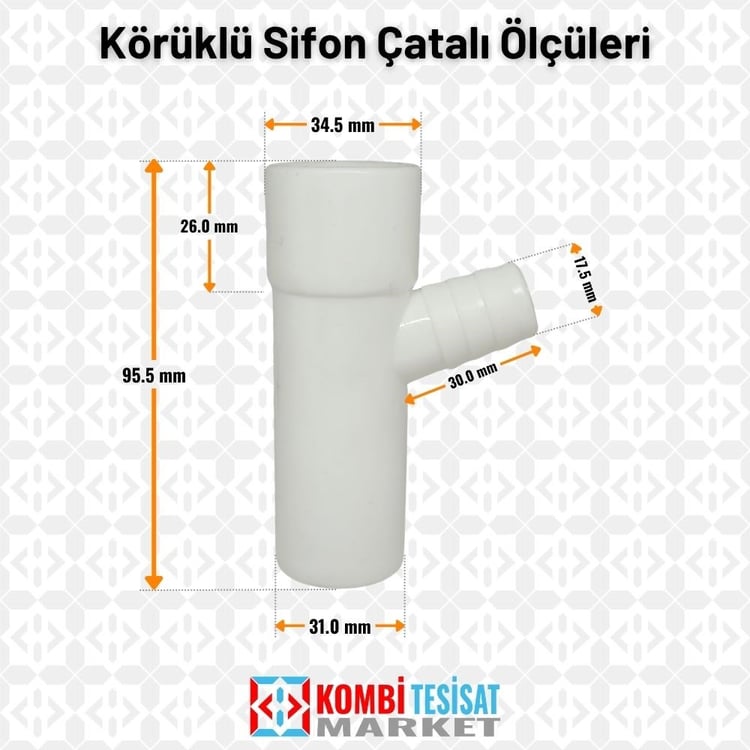 sifont3218-Körüklü Lavabo Sifon Çatalı