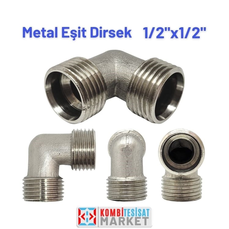 met-edr1515-Metal Eşit Erkek Dirsek 1/2x1/2