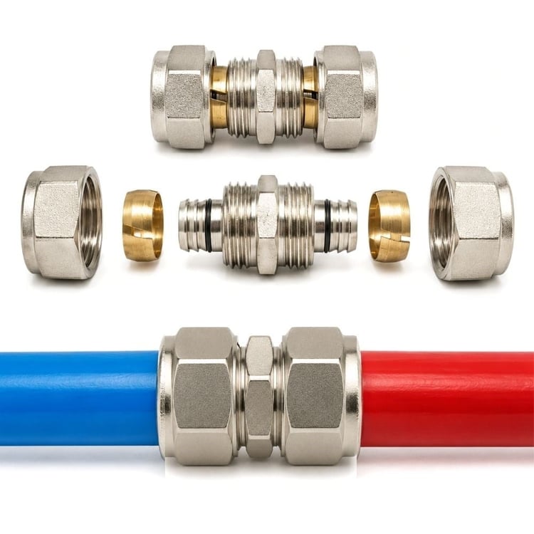 pexmanşon16-Mobil Pex Boru Ekleme Rekoru Manşonu 16x16 mm