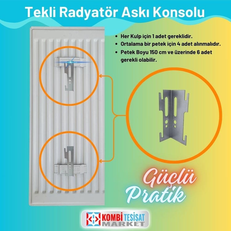 RADYATÖR ASKI APARATLARI-May-Tes-Panel Radyatör Askı Konsolu Tek Parça-radas05