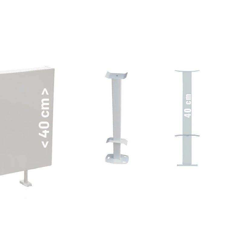 Radyatör Askı Aparatları-Diğer-Panel Radyatör Ayağı / Konsolu - 40cm Yere Sabitleme İçin-KONSOL0340