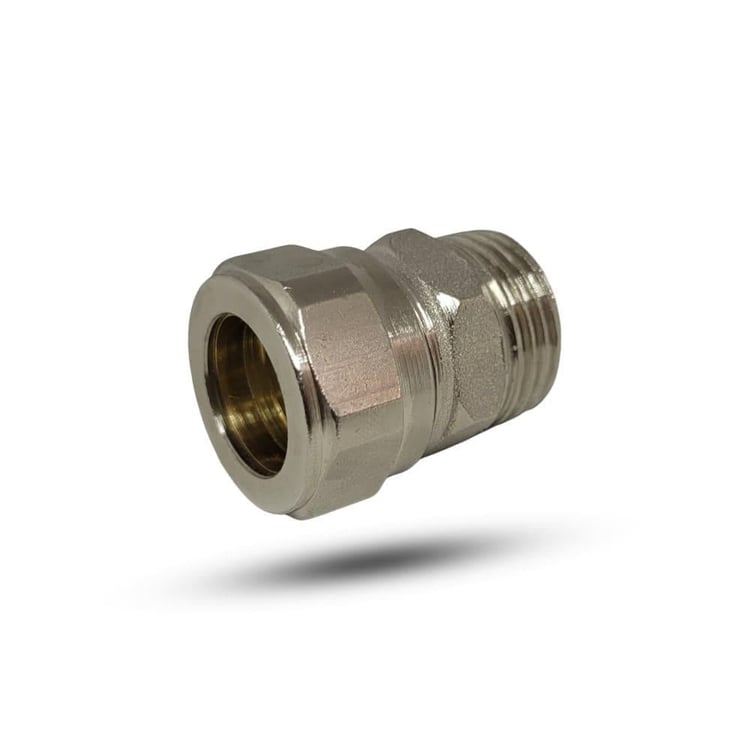 MOBİL TESİSAT EK PARÇALARI-Diğer-Pex Boru Bağlantı Rekoru Ø16 x 1/2 Erkek-pex-boru-nipel-1516