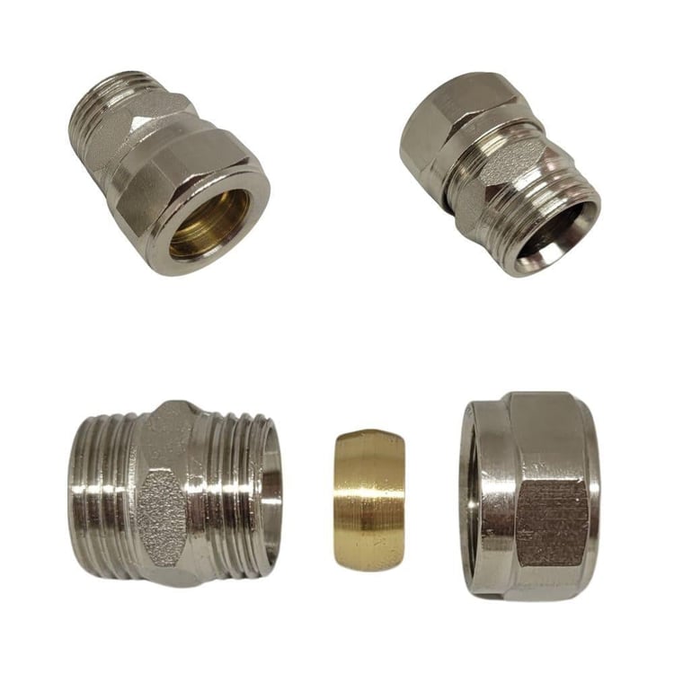 MOBİL TESİSAT EK PARÇALARI-Diğer-Pex Boru Bağlantı Rekoru Ø16 x 1/2 Erkek-pex-boru-nipel-1516
