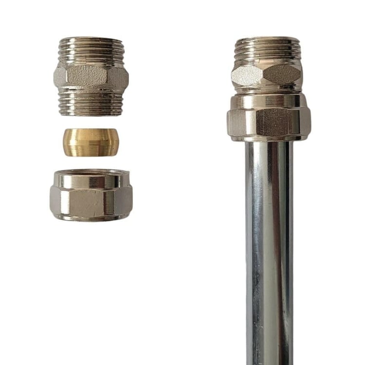 MOBİL TESİSAT EK PARÇALARI-Diğer-Pex Boru Bağlantı Rekoru Ø16 x 1/2 Erkek-pex-boru-nipel-1516