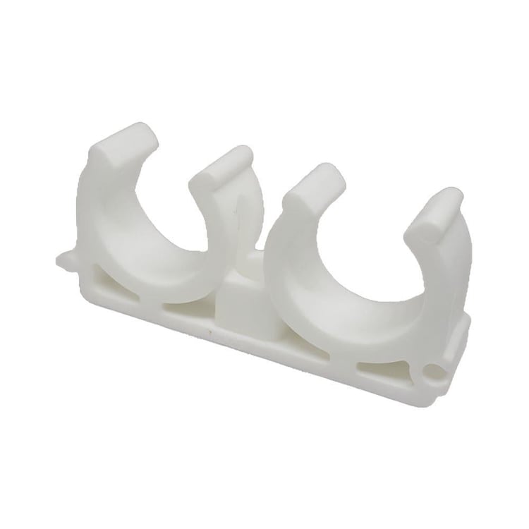 kplkelç32-Plastik Çiftli Kelepçe 32x34 mm
