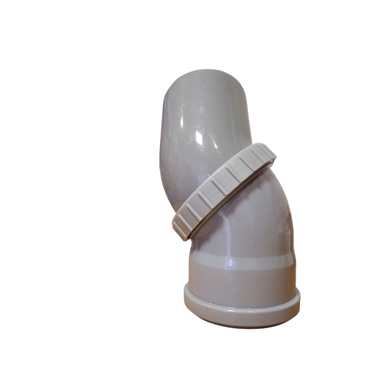 TESİSAT MALZEMELERİ-Diğer-Pvc Dirsek Özel Açılı 360 Derece Dönebilen 100 mm-pvcd360100