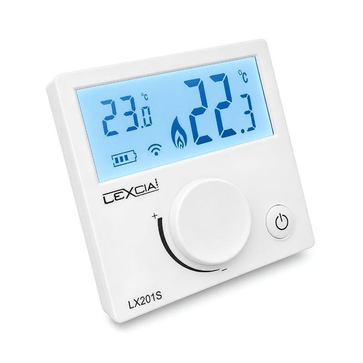 lx201s-Rcon Lexcia LX 201 S Kablosuz Dijital Oda Termostatı