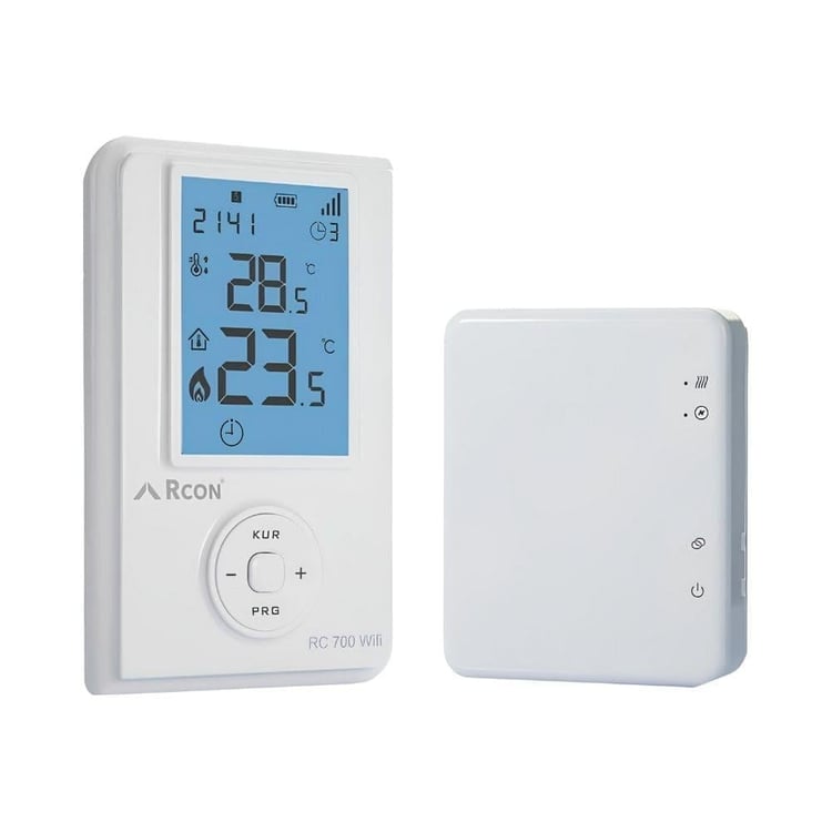 Akıllı Oda Termostatları-Rcon-Rcon Rc 700 Wifi Programlanabi̇li̇r Kablosuz Akıllı Oda Termostatı-rc700w