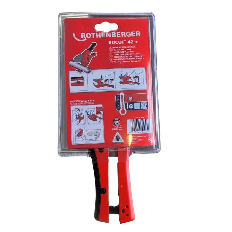 USTA TAKIM-Rothenberger-Rothenberger Rocut TC 42mm Plastik Boru Kesme Makası-52000
