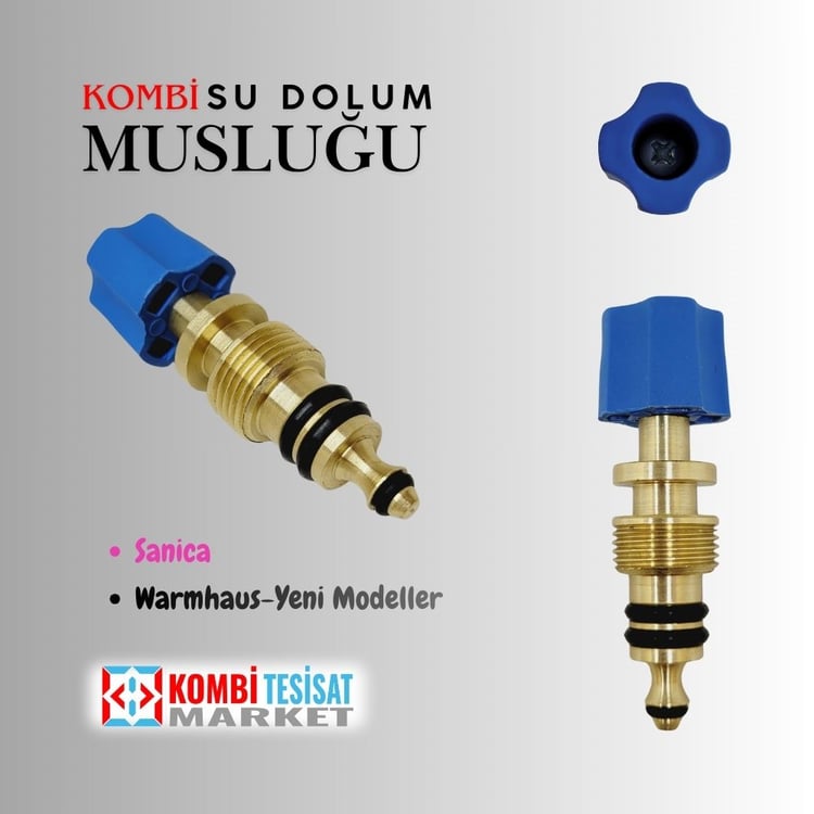 sud0028-Sanica Dizayn- Warmhaus Yeni Tip Kombi Su Doldurma Musluğu