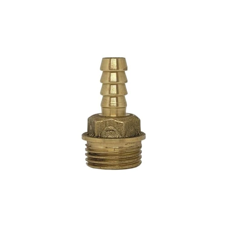 Metal Fittings (Sarı Ek Parçalar)-Diğer-Sarı Pirinç Hortum Rakoru 1/2x10 mm-sarhr1510
