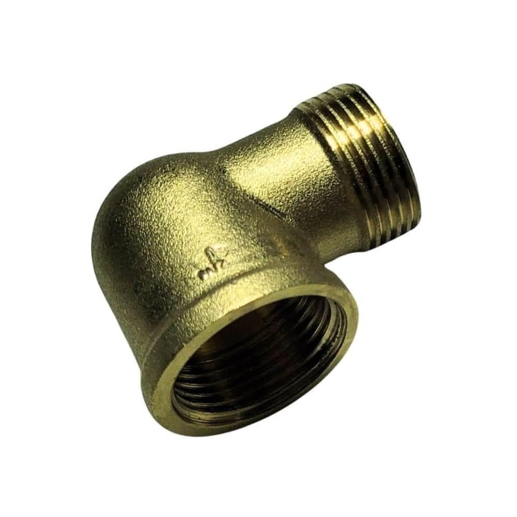 Metal Fittings (Sarı Ek Parçalar)-Diğer-Sarı Pirinç Kuyruklu Dirsek 1-sarkd25
