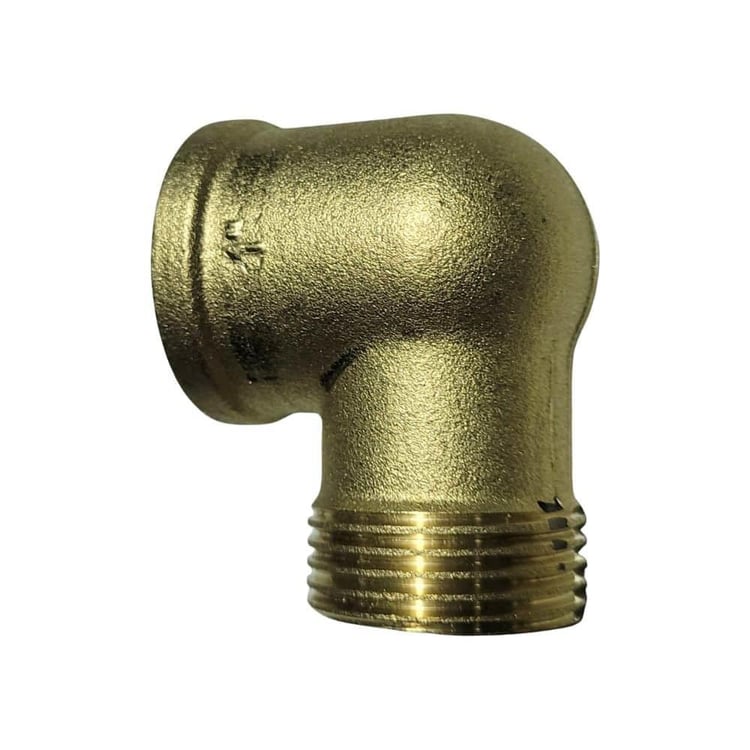 Metal Fittings (Sarı Ek Parçalar)-Diğer-Sarı Pirinç Kuyruklu Dirsek 1-sarkd25